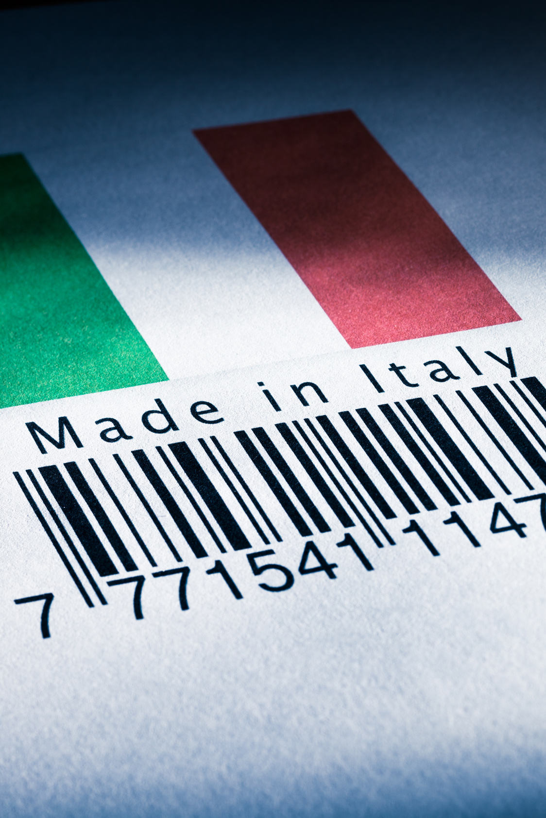 Made in Italy product's barcode